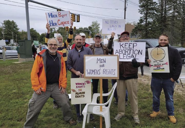 Men at Saturday’s Center Harbor