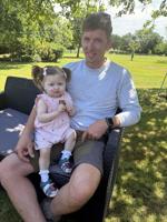 Dad donates part of liver to save 22-month-old daughter’s life