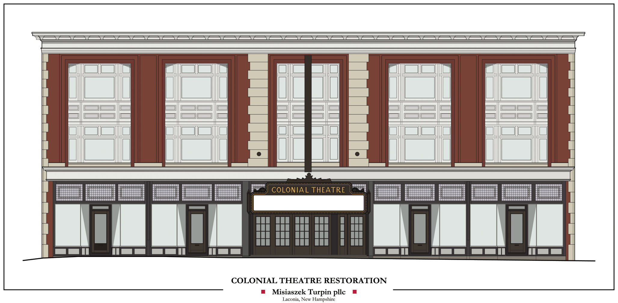 COLONIAL RENDERING