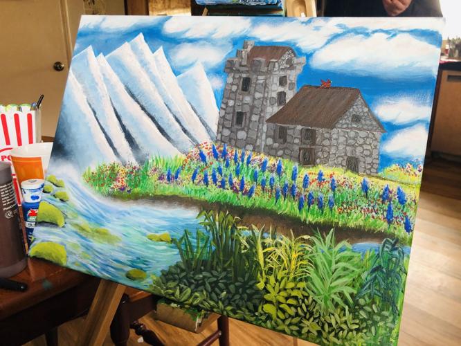 Canvas painting