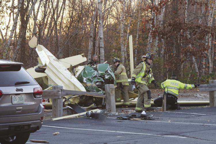 First responders at plane crash