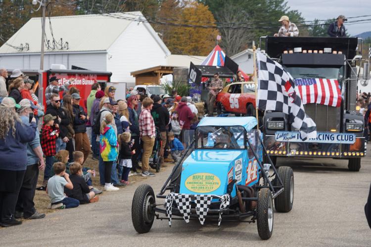 Stock car in parade