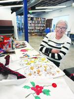 Fabric painting workshop with South African artist Norma de Beer on Oct. 8