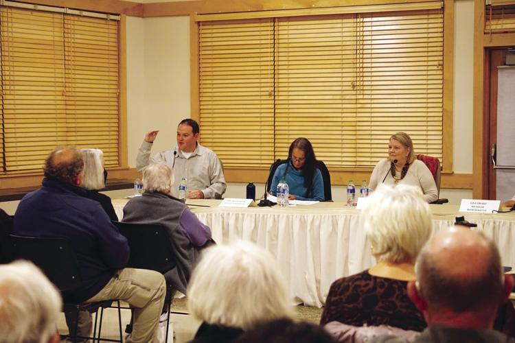 Candidates at Meredith forum