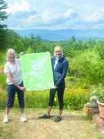 Pam Halsey and Brenda Gallagher just keep swimming, for the loons