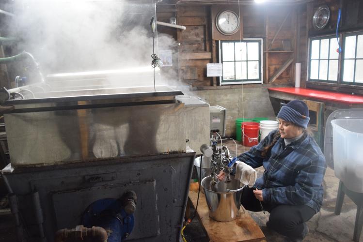 Working in the sap house