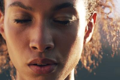 Mindfulness meditation is a process of noticing difficult thoughts and feelings rather than shutting them out.