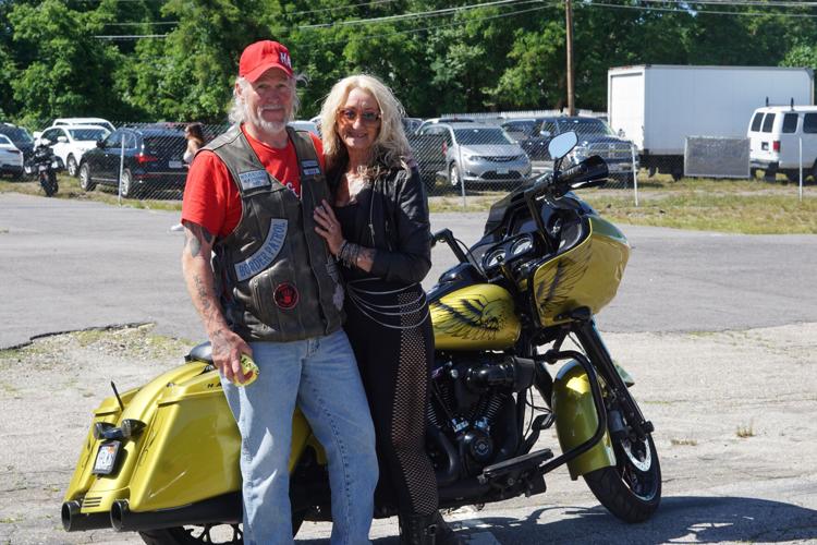 Ernie and Lori Spaulding on the bike