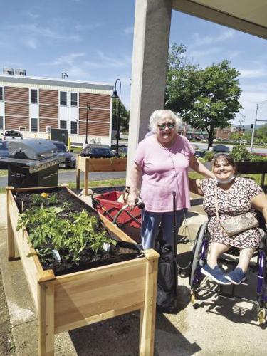 Sunrise Gardeners Kathy Anctil and Donka Facciolo