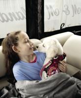 Donated dog to be girl's best friend, in many ways