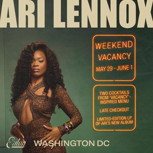 Eaton DC Partners with Grammy‑Nominated Artist Ari Lennox to Launch "Weekend Vacancy" -- A Limited‑Time Hotel Stay Experience During Her DMV Tour Dates