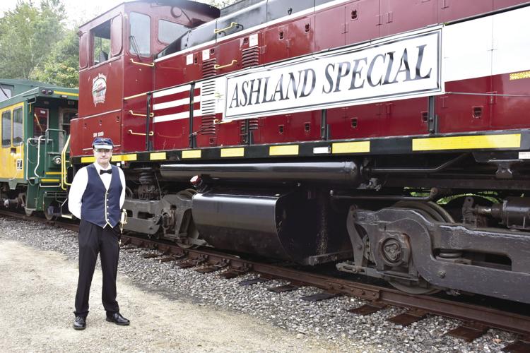 John Dufrat and train