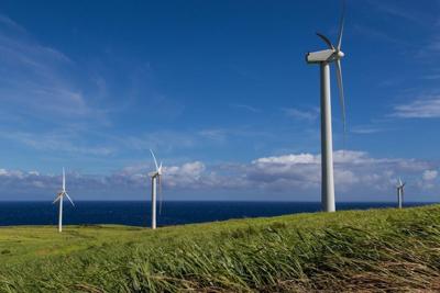Over a third of Hawaii's power comes from renewable energy, which cuts its need for fossil fuel imports.