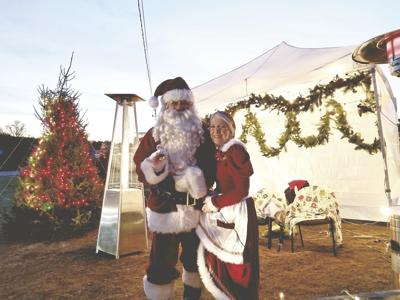 Santa and his helpers