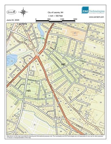 Overlay District map