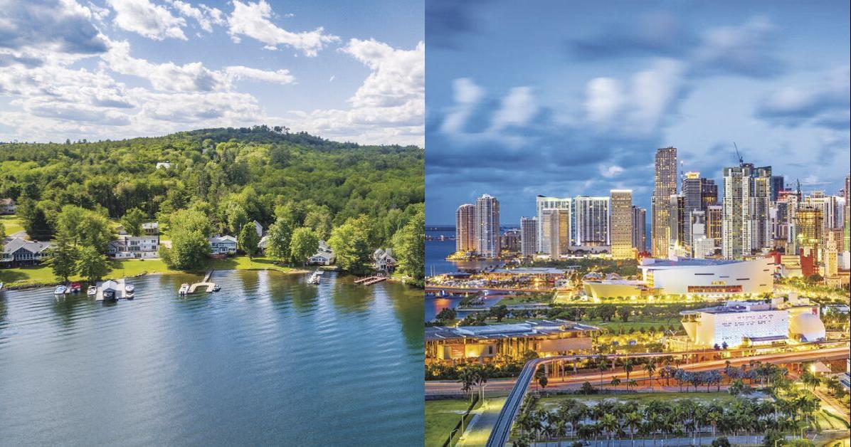 City/town comparison for your move to or from the Lakes Region