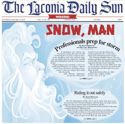 Snow, man