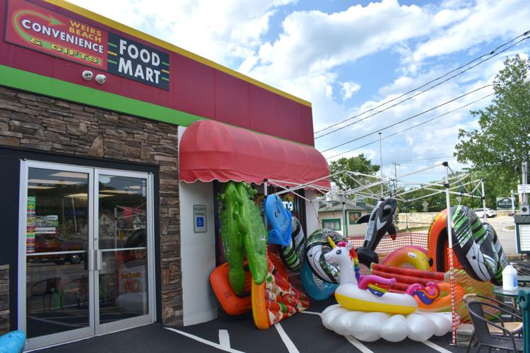 Weirs Beach float toys