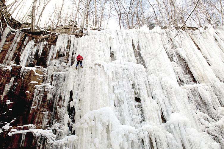 1-25 outdoor ice climbing