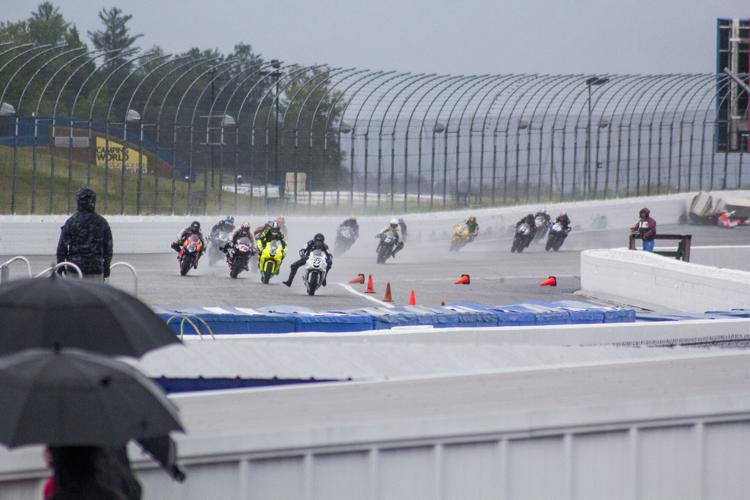 Full field of racers
