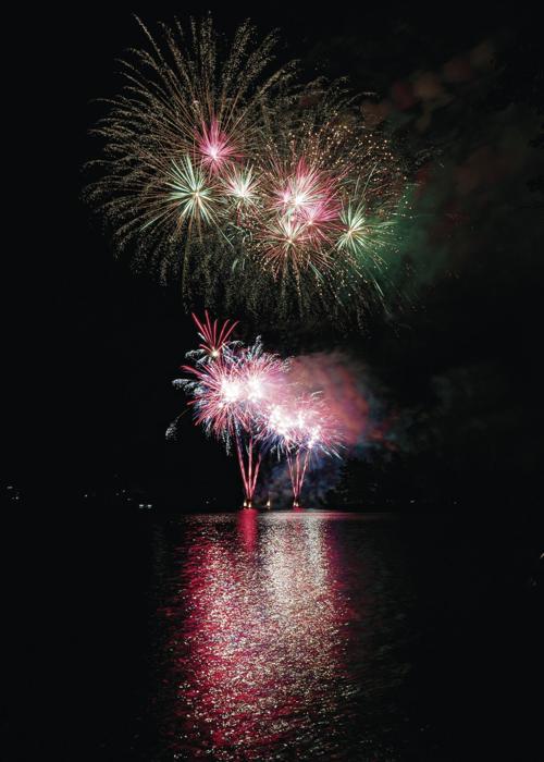 Fireworks light up Opechee