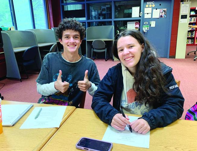 Mateo Belmonte and Leah McFarland