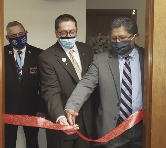 Knights of Columbus ribbon cuttinh