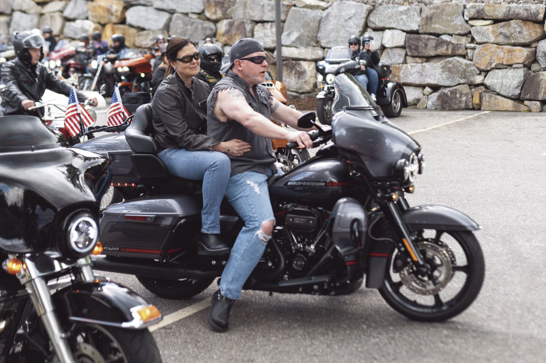 Kelly Ayotte and Andy Crew