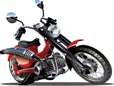 Red motorcycle