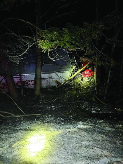 Tractor-trailer crash