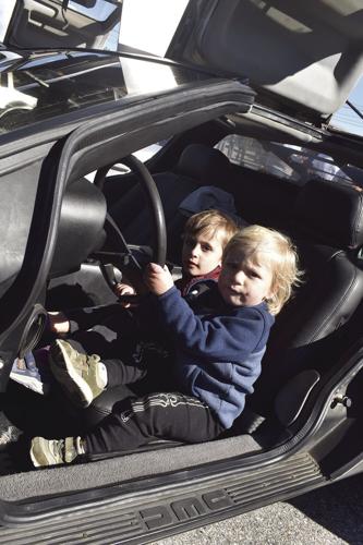 Kids in DeLorean