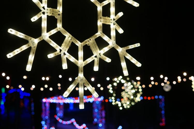 Snowflake and lights
