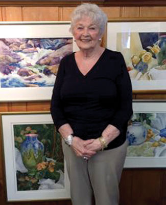 Local watercolorist to demonstrate at Art & Bloom on June 10th