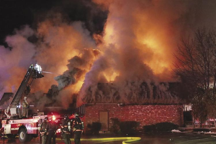 Ladder truck at Hunter's