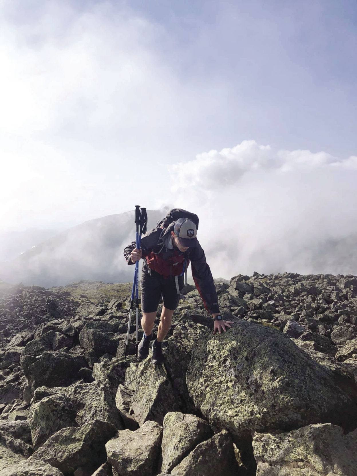 Andrew Lowe hiking