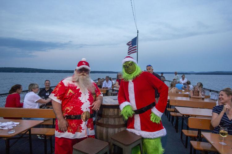 Santa and Grinch