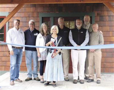 Blue Heron ribbon cutting