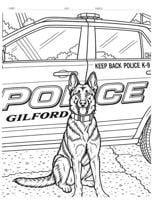 Gilford PD invites kids, adults to enter K9 officer coloring contest