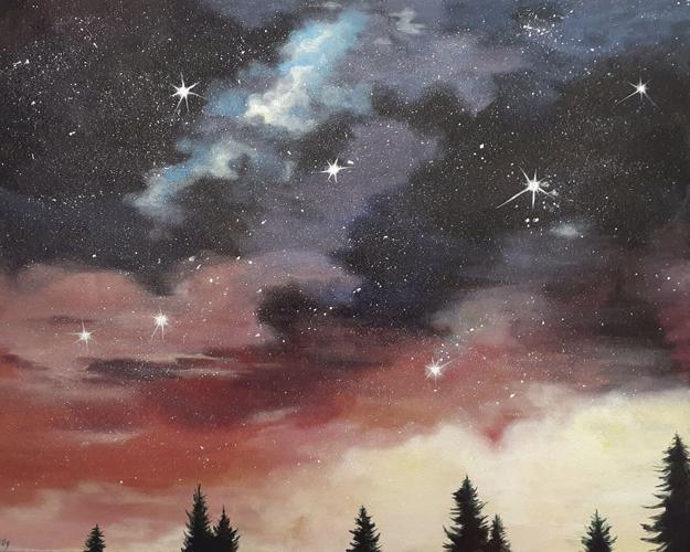 Acrylic painting by Marie Kelly