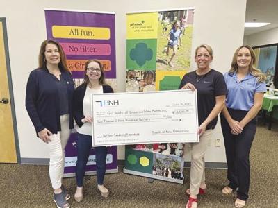 Gift to Girl Scouts