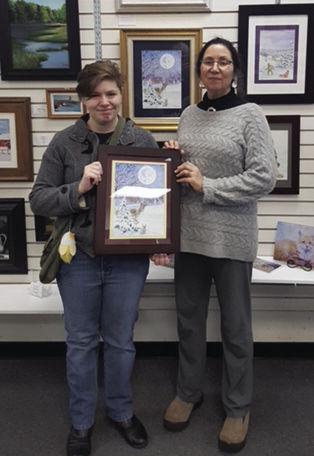 Local art student wins December Lakes Region Art Association raffle