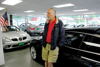 Rollin’ down the road in some cold blue steel