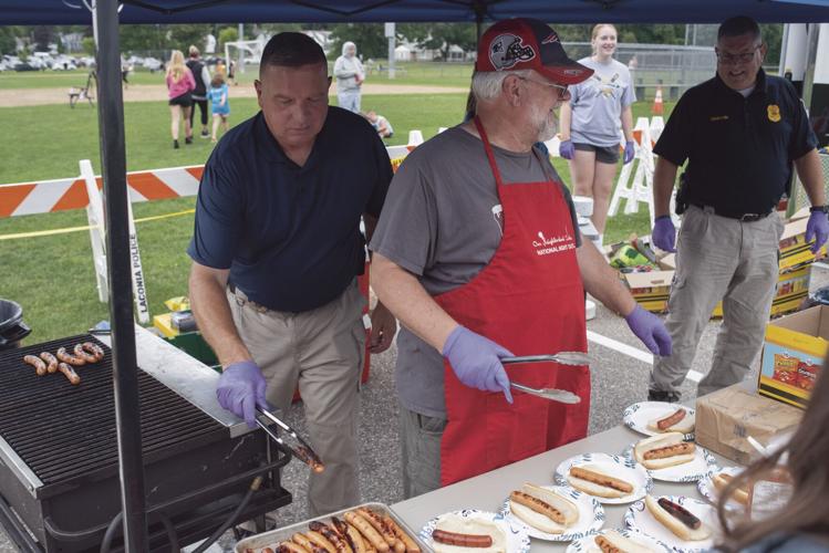 Laconia Police Lt. Gary Hubbard and Tony Felch