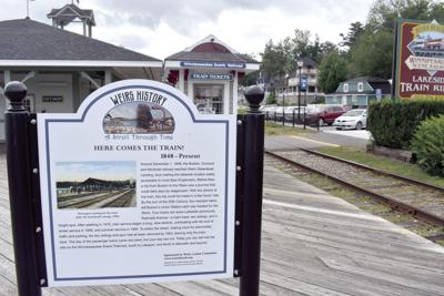 Weirs boardwalk sign