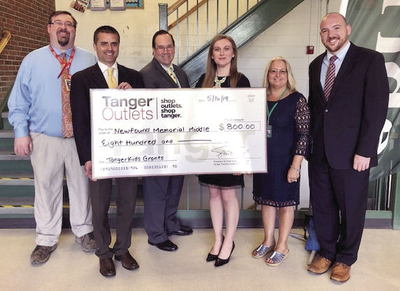 Tanger Outlets Tilton makes grant awards to Lakes Region schools