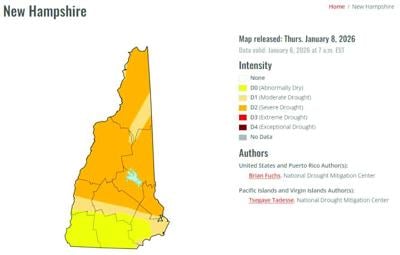 NH Drought as of Jan. 8