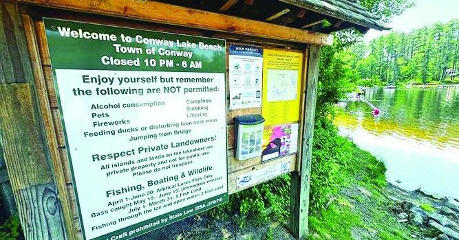 No trespassing signs at Conway Lake go too far