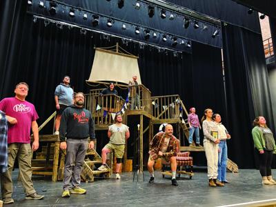 Starcatcher rehearsal