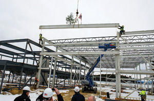 New Marine Patrol building is topped off