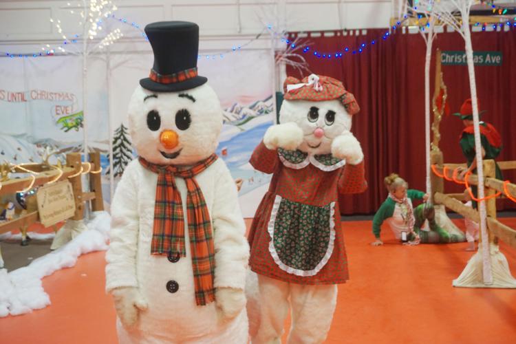 Frosty and Mrs. Snowman